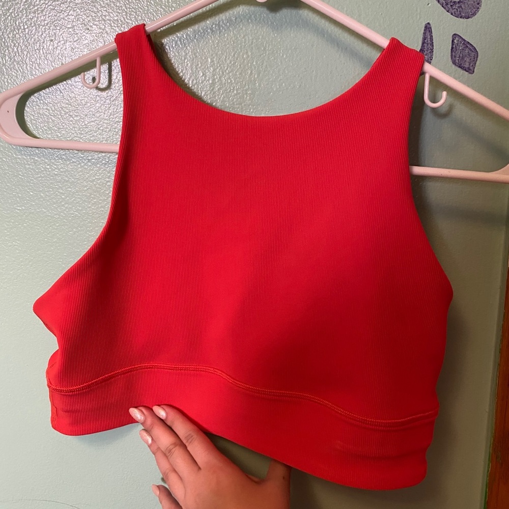 High Neck Energy Ribbed Bra B-D cup